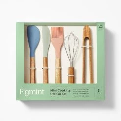 5pc Acacia Wood/Silicone Mini Kitchen Utensil Set - Figmint™ -Figmint Kitchen Sales Store GUEST 0a51a861 ddfb 41d2 b398 7188ecf972e2