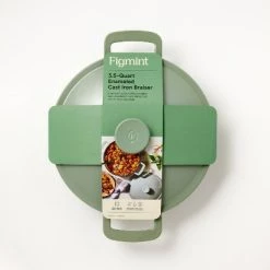 3.5qt Enamel Braiser - Figmint™ Light Gray 14 3.5qt Enamel Braiser - Figmint™ Light Gray -Figmint Kitchen Sales Store GUEST 0e059066 acbc 40db 85d2 1116efc1f43c