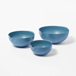 3pc Plastic Mixing Bowl Set with Pour Spots (no lids) - Figmint™ Blue -Figmint Kitchen Sales Store GUEST 10e3a4de 6bd1 4604 b7f2 2dc3ddd9557a