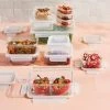 24pc (set of 12) Plastic Food Storage Container Set with Lids Clear - Figmint™ -Figmint Kitchen Sales Store GUEST 2127960e 2a17 4b5a 8123 e542699ea03a