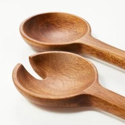 2pk Wood Salad Serving Spoon Set Brown - Figmint™ 6 2pk Wood Salad Serving Spoon Set Brown - Figmint™ -Figmint Kitchen Sales Store GUEST 2497bf52 e5c5 44f3 8886 53bd88f92a3b