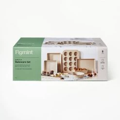 8pc Nonstick Bakeware Set - Figmint™ Gray -Figmint Kitchen Sales Store GUEST 2633da66 c54c 43bf b210 036634924378