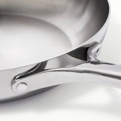12" Stainless Steel Frypan with Cover Silver - Figmint™ 9 12" Stainless Steel Frypan with Cover Silver - Figmint™ -Figmint Kitchen Sales Store GUEST 28423e65 a003 42de 9a0b 2509fb730879