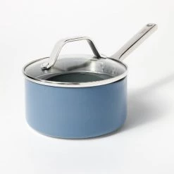 1.5qt Nonstick Ceramic Coated Aluminum Sauce Pan - Figmint™ Blue -Figmint Kitchen Sales Store GUEST 39a6a0e2 2484 41d7 8afa 6412351ad661