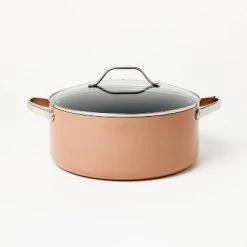 8qt Nonstick Ceramic Coated Aluminum Wide Stock Pot - Figmint™ Blue -Figmint Kitchen Sales Store GUEST 3fcda800 2716 4a77 bb7c 8ab341a2c812