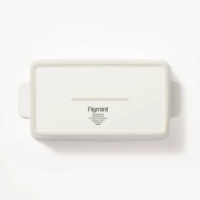 1.5qt Rectangle Stoneware Loaf Dish Cream - Figmint™ 5 1.5qt Rectangle Stoneware Loaf Dish Cream - Figmint™ - Image 3