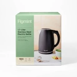1.7 L Electric Kettle with Thin Chrome Trim Band - Painted Stainless Steel - Figmint™ -Figmint Kitchen Sales Store GUEST 4f7104db 407a 4fc1 a5b9 7ddb72078cb8