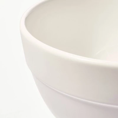 3qt Ceramic Earthenware Mixing Bowl Cream - Figmint™ 4 3qt Ceramic Earthenware Mixing Bowl Cream - Figmint™ - Image 2