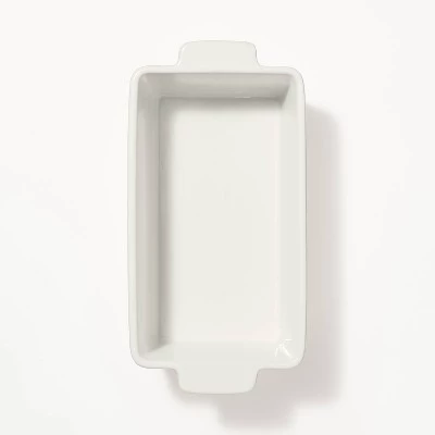 1.5qt Rectangle Stoneware Loaf Dish Cream - Figmint™ 4 1.5qt Rectangle Stoneware Loaf Dish Cream - Figmint™ - Image 2