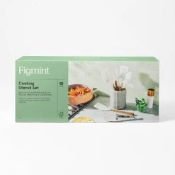 10pc Wood/Nylon Kitchen Utensil Set Brown - Figmint™ -Figmint Kitchen Sales Store GUEST 57578d62 6c27 4b08 831c 117d09202dee