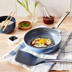 8" Ceramic Frypan - Figmint™ Blue