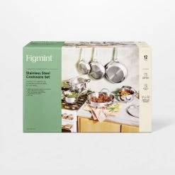 12pc Nonstick Stainless Steel Cookware Set with 6pc Pan Protectors Silver - Figmint™ 15 12pc Nonstick Stainless Steel Cookware Set with 6pc Pan Protectors Silver - Figmint™ -Figmint Kitchen Sales Store GUEST 5e2d5e52 507b 4adc ac91 e650ce6b54f7