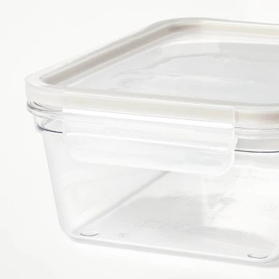 14 Cup Plastic Rectangle Food Storage Container Clear - Figmint™ 5 14 Cup Plastic Rectangle Food Storage Container Clear - Figmint™ - Image 3
