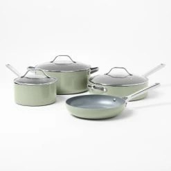 7pc Nonstick Ceramic Coated Aluminum Cookware Set - Figmint™ Terracotta Orange -Figmint Kitchen Sales Store GUEST 6a39725b 2f89 49ac ae37 8896f454bdfc