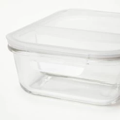 Glass Bento Food Storage Container Clear - Figmint™ -Figmint Kitchen Sales Store GUEST 71536caf 0302 4345 b6e4 0fbca7cb4973