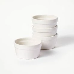 4pc Stoneware Ramekin Set - Figmint™ Cream -Figmint Kitchen Sales Store GUEST 7199f004 65d8 48ec b113 d13b4913b296