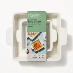 2pc Stoneware Square Baking Dish Set - Figmint™ Sage Green -Figmint Kitchen Sales Store GUEST 72ee0a07 d39d 474c 8656 37f2a3be3ea8