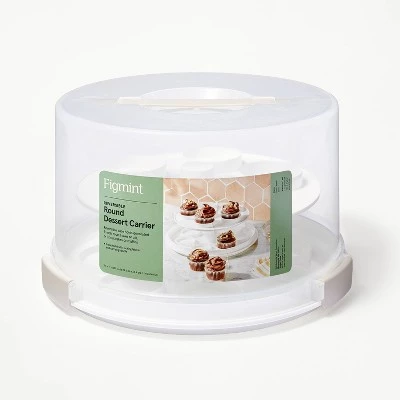 Round Cake Carrier White/Clear - Figmint™ 6 Round Cake Carrier White/Clear - Figmint™ - Image 4