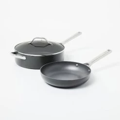 7pc Nonstick Hard Anodized Aluminum Cookware Set Dark Gray - Figmint™ -Figmint Kitchen Sales Store GUEST 8623b861 b0db 4fb0 bd85 b22a6dbc4bb4