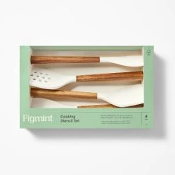 4pc Wood/Nylon Kitchen Utensil Set Brown - Figmint™ -Figmint Kitchen Sales Store GUEST 89cc19cb 2afa 4dbb ad61 9dae551adc1d