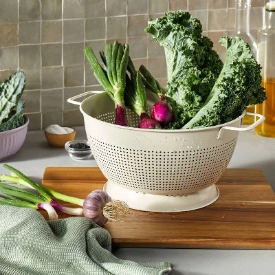 5qt Stainless Steel Colander - Figmint™ Silver 3 5qt Stainless Steel Colander - Figmint™ Silver