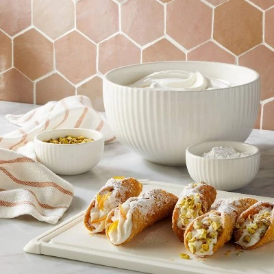 Earthenware 2pk Mini Pinch Bowls Cream - Figmint™ 3 Earthenware 2pk Mini Pinch Bowls Cream - Figmint™