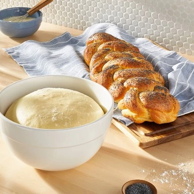 3qt Ceramic Earthenware Mixing Bowl Cream - Figmint™ 3 3qt Ceramic Earthenware Mixing Bowl Cream - Figmint™