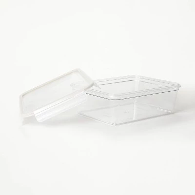 14 Cup Plastic Rectangle Food Storage Container Clear - Figmint™ 4 14 Cup Plastic Rectangle Food Storage Container Clear - Figmint™ - Image 2