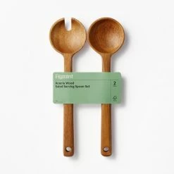 2pk Wood Salad Serving Spoon Set Brown - Figmint™ 7 2pk Wood Salad Serving Spoon Set Brown - Figmint™ -Figmint Kitchen Sales Store GUEST 972c879c 9db3 43a5 934d 01e0f9506e6e