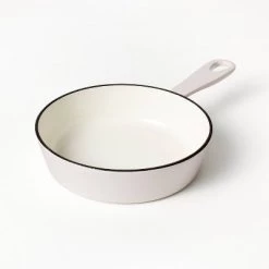 6" Enameled Cast Iron Skillet - Figmint™ Cream -Figmint Kitchen Sales Store GUEST 99e031f3 9864 42bf 8e9c 7844a45d6b69