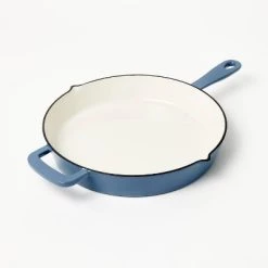 12" Enamel Skillet - Figmint™ Blue -Figmint Kitchen Sales Store GUEST 9eaa8112 5f85 42c2 a519 b4b210977564