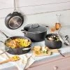7pc Nonstick Hard Anodized Aluminum Cookware Set Dark Gray - Figmint™ 2 7pc Nonstick Hard Anodized Aluminum Cookware Set Dark Gray - Figmint™ -Figmint Kitchen Sales Store GUEST a4913273 4c53 4e87 86b7 c607a0aa4975