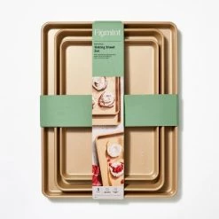 3pc Nonstick Baking Sheet Set - Figmint™ Gold 9 3pc Nonstick Baking Sheet Set - Figmint™ Gold -Figmint Kitchen Sales Store GUEST a63d68a9 472d 4c17 95ce ba70ef7dd495