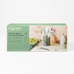 10pc Soft Grip Nylon Kitchen Utensil Set Gray - Figmint™ -Figmint Kitchen Sales Store GUEST add5a359 a371 4fe2 90ba 367577412a82