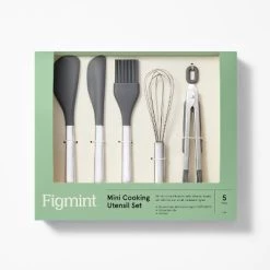 5pc Stainless Steel/Silicone 5pc Mini Kitchen Utensil Set Dark Gray - Figmint™ 7 5pc Stainless Steel/Silicone 5pc Mini Kitchen Utensil Set Dark Gray - Figmint™ -Figmint Kitchen Sales Store GUEST ae91d54b 4d57 4f79 a87c e3b534c4fa2a