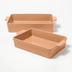 2pc Stoneware Rectangle Baking Dish Set - Figmint™ Cream -Figmint Kitchen Sales Store GUEST b5b5bb29 490e 433e aa0d 8766d3401ada