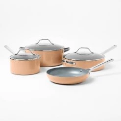 7pc Nonstick Ceramic Coated Aluminum Cookware Set - Figmint™ Terracotta Orange -Figmint Kitchen Sales Store GUEST b5b97631 cddc 495c 91ef cd904075d6f1