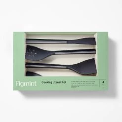 4pc Stainless Steel/Nylon Kitchen Utensil Set - Figmint™ Black -Figmint Kitchen Sales Store GUEST b83dde4a 9bde 499f b94c 2abf0438246e
