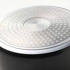 1.5qt Nonstick Hard Anodized Aluminum Sauce Pan with Straining Lid Dark Gray - Figmint™ -Figmint Kitchen Sales Store GUEST c94787aa 57eb 41ed 8968 197ae86790a8