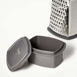 Stainless Steel Box Grater with Removable Bottom Container and Lid Silver/Gray - Figmint™ 7 Stainless Steel Box Grater with Removable Bottom Container and Lid Silver/Gray - Figmint™ -Figmint Kitchen Sales Store GUEST caa7e527 aedf 41a7 ae5e bf4fe1f24925