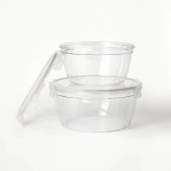 4pc (set of 2) 8.5 Cup and 14 Cup Plastic Round Food Storage Container Set with Lids Clear - Figmint™ 6 4pc (set of 2) 8.5 Cup and 14 Cup Plastic Round Food Storage Container Set with Lids Clear - Figmint™ -Figmint Kitchen Sales Store GUEST cbfe91c9 359a 4043 8c6a f502818af57d