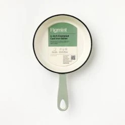 6" Enameled Cast Iron Skillet - Figmint™ Cream -Figmint Kitchen Sales Store GUEST d3bf3b6c 2c65 469e ad04 3887a7adfb99