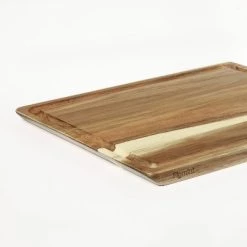 10"x13" Reversible Acacia Wood Cutting Board Natural - Figmint™ -Figmint Kitchen Sales Store GUEST dae71803 6900 408b 8d2c b4c56eb3da1e