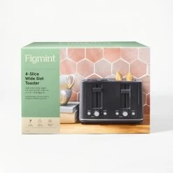 4 Slice Toaster Thin Chrome Trim Band Gray - Figmint™ -Figmint Kitchen Sales Store GUEST dd1d3b09 5180 4218 b639 ee6ecc8a9a16