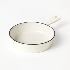 6" Enameled Cast Iron Skillet - Figmint™ Cream -Figmint Kitchen Sales Store GUEST e04adcbc 13e4 41c8 918b 51118dfde499