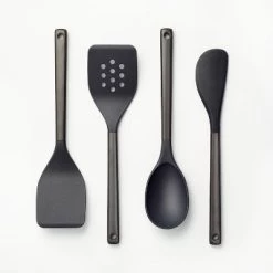 4pc Stainless Steel/Nylon Kitchen Utensil Set - Figmint™ Black -Figmint Kitchen Sales Store GUEST e556527e a771 49bd ae3f fb1d033d1364