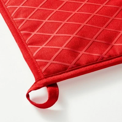 2pk Potholders Dark Red - Figmint™ 4 2pk Potholders Dark Red - Figmint™ - Image 2