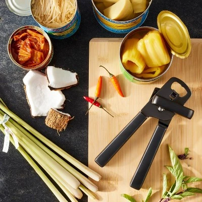 Stainless Steel Manual Can Opener - Figmint™ Champagne 3 Stainless Steel Manual Can Opener - Figmint™ Champagne