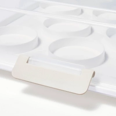 Plastic Rectangle Cupcake Carrier Clear/White/Gray - Figmint™ 5 Plastic Rectangle Cupcake Carrier Clear/White/Gray - Figmint™ - Image 3