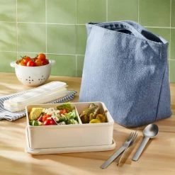 Cotton Lunch Tote - Figmint™ Sage Green